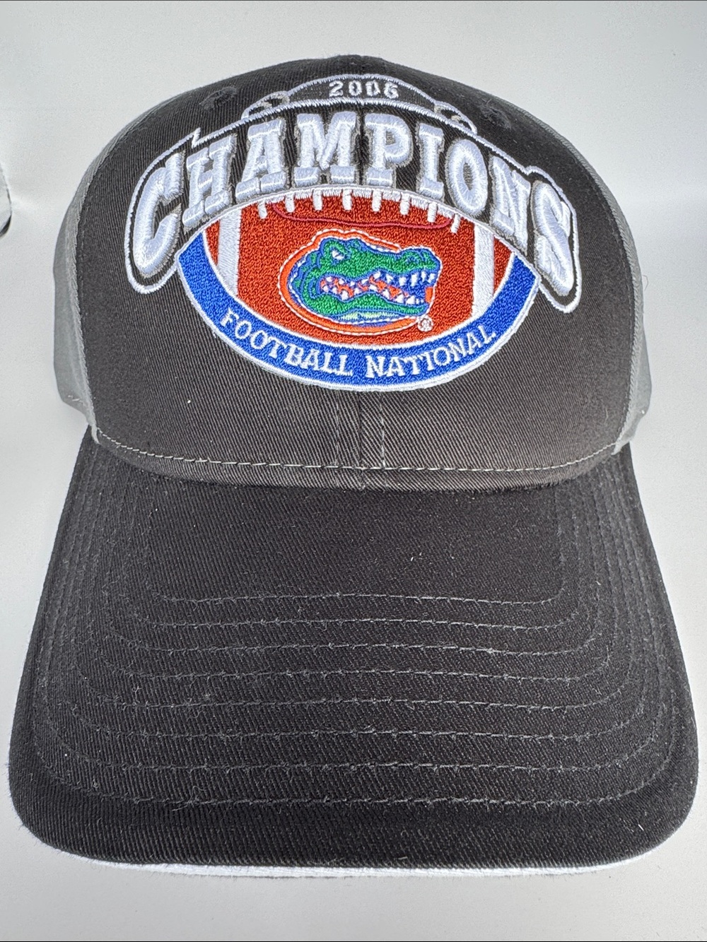 Reebok Black and Gray 2006 Champions Football Cap Florida Gators